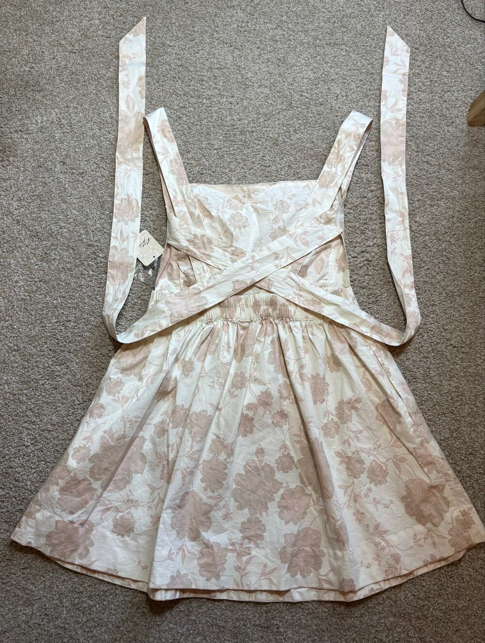 Free People Meet Me in Maui printed mini dress NWT Size Small